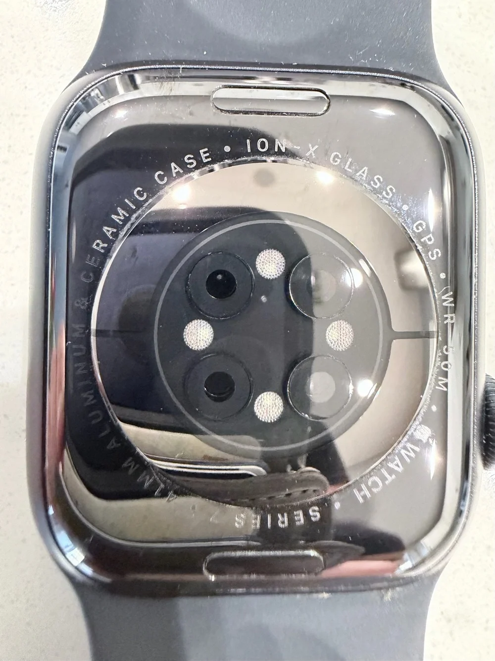 Apple Watch 41mm Black Aluminum Case with Black Sport Band